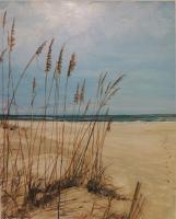 Landscapes  Seascapes - A Walk On The Beach - Acrylic On Canvas